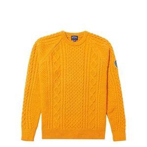 Noah NY marigold fisherman sweater - size XS